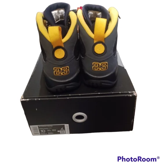 Jordan | Shoes | Jordan Retro 9 Dark Charcoal Black Gold  display picture 1